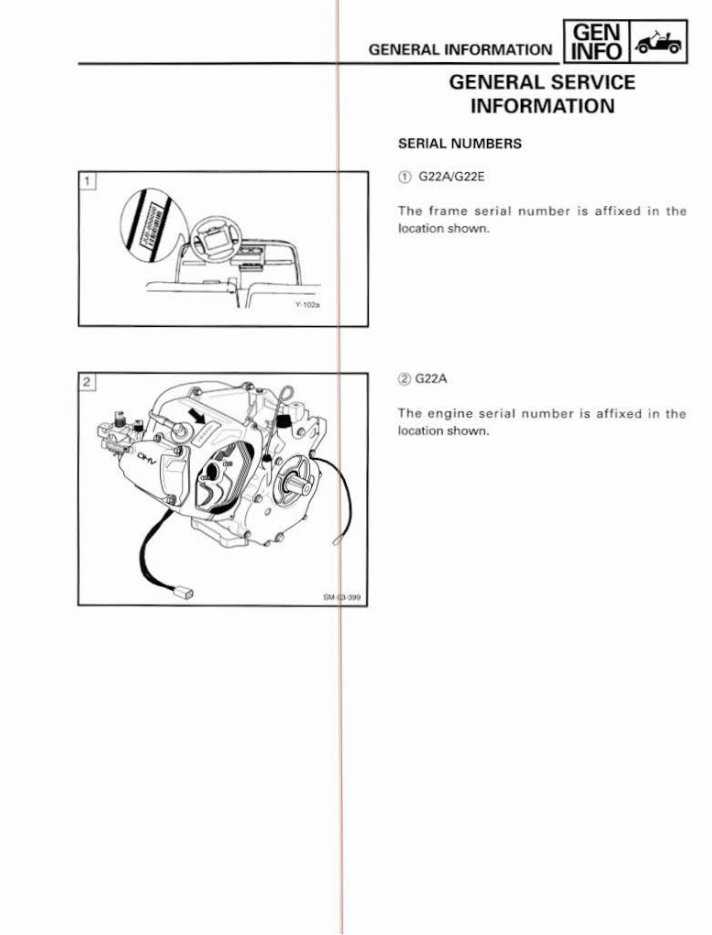 yamaha g22a parts diagram