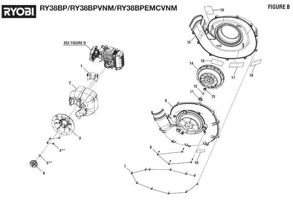 ryobi ry38bp parts diagram