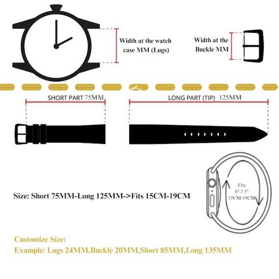 watch strap parts diagram