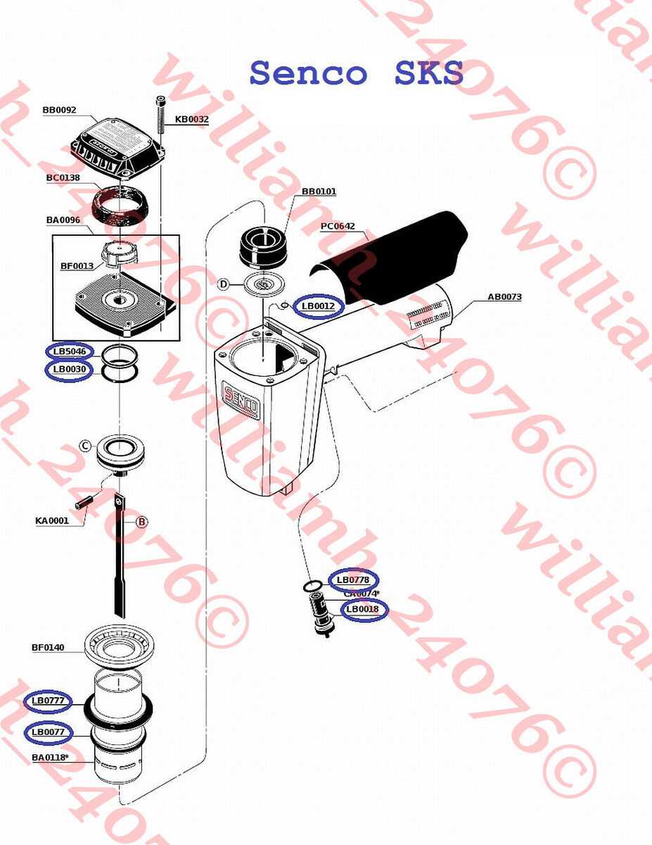 senco sks parts diagram