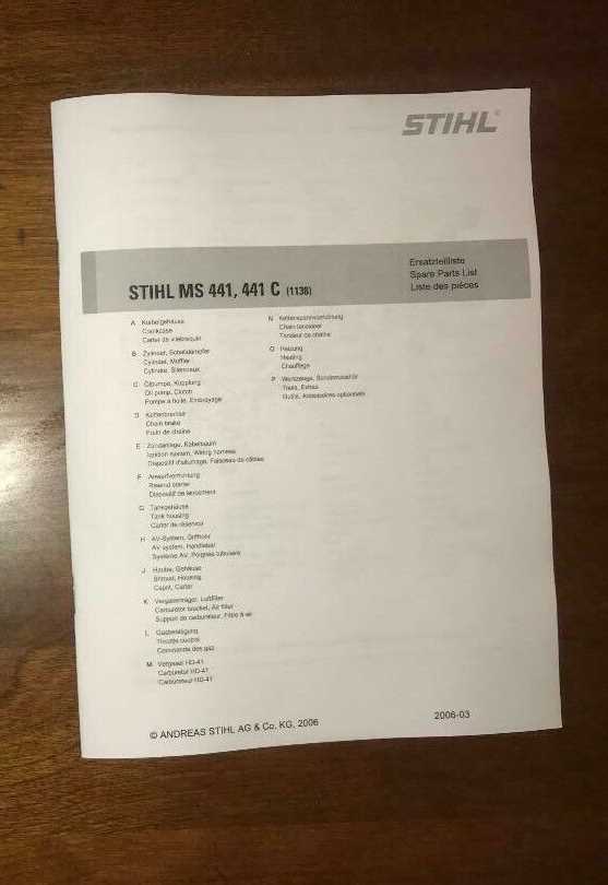 stihl ms271 parts diagram