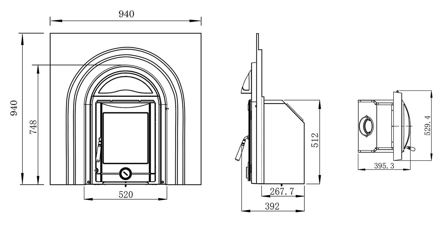 victorian fireplace parts diagram