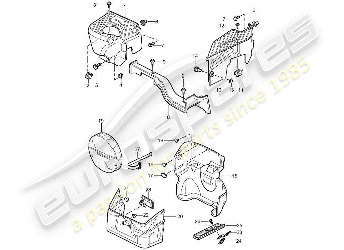 porsche 996 parts diagram