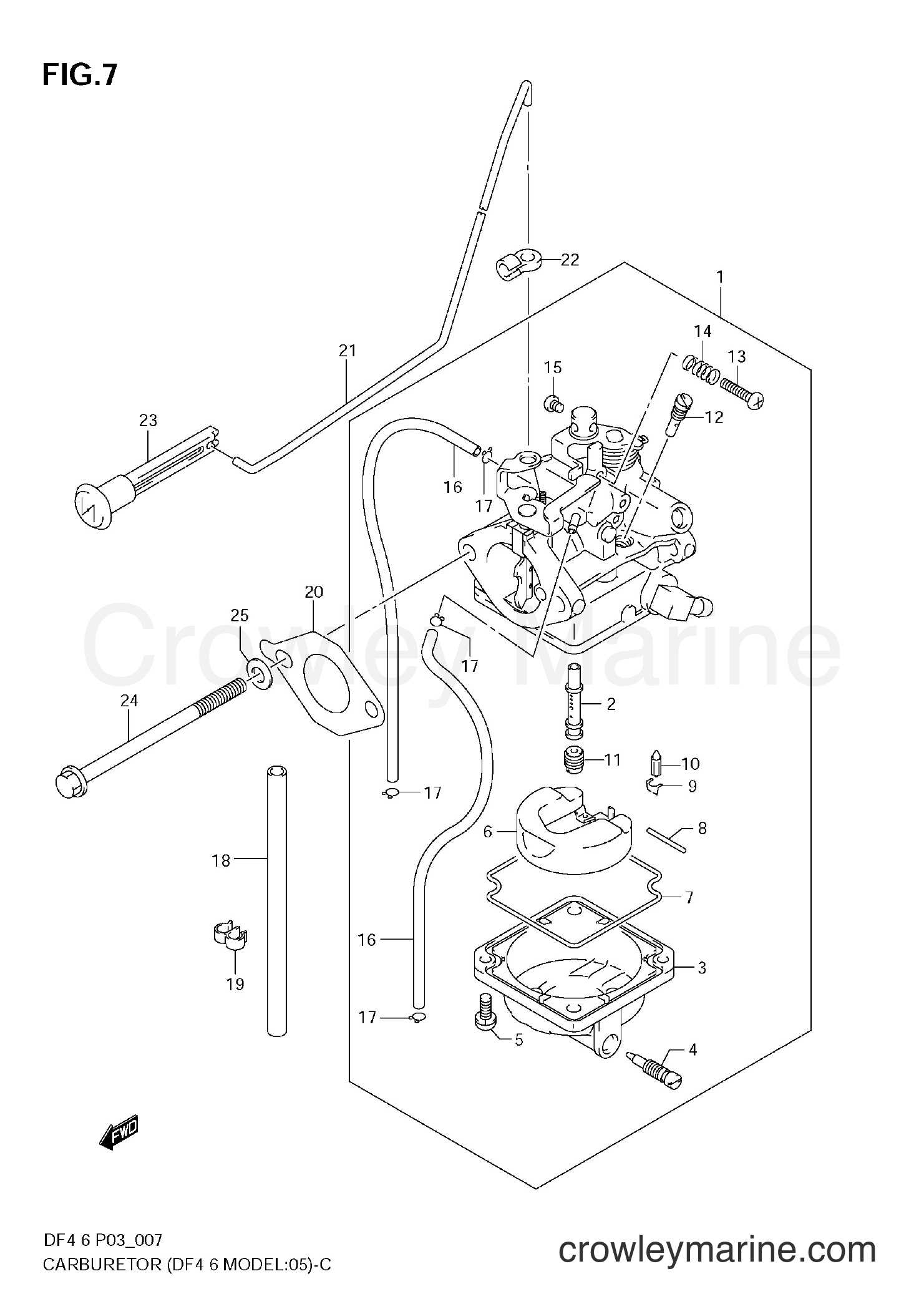 suzuki df6 parts diagram