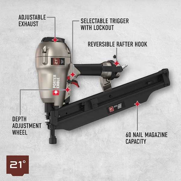 porter cable nail gun parts diagram