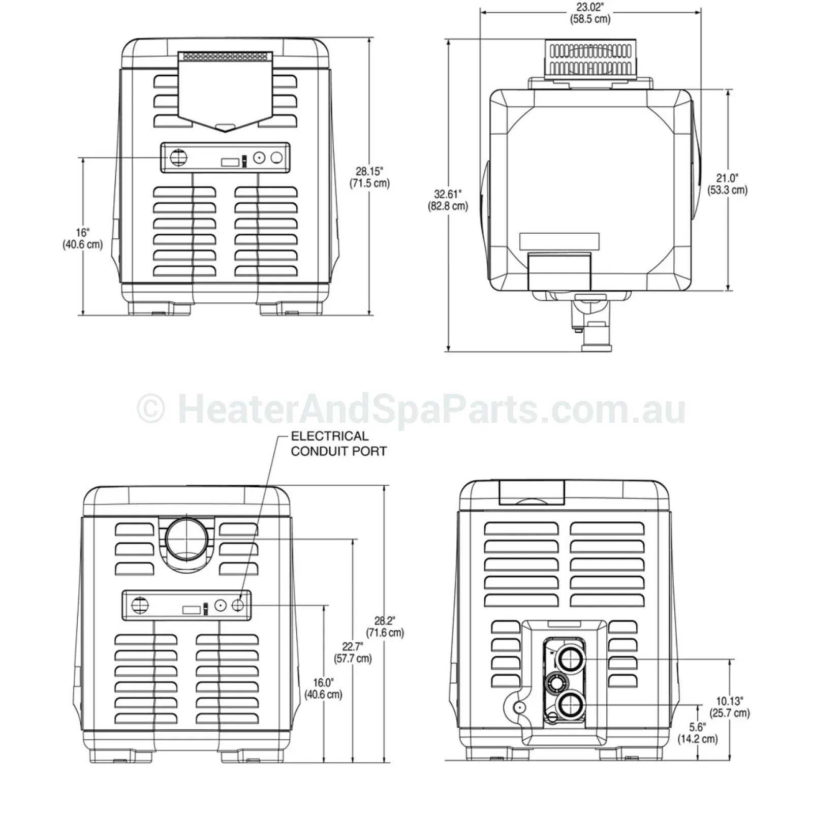 pentair pool heater parts diagram