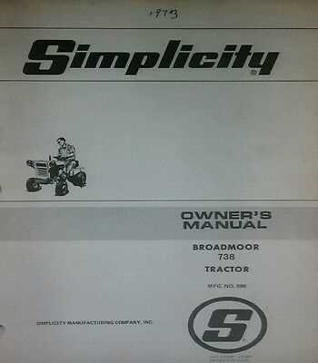 simplicity broadmoor parts diagram