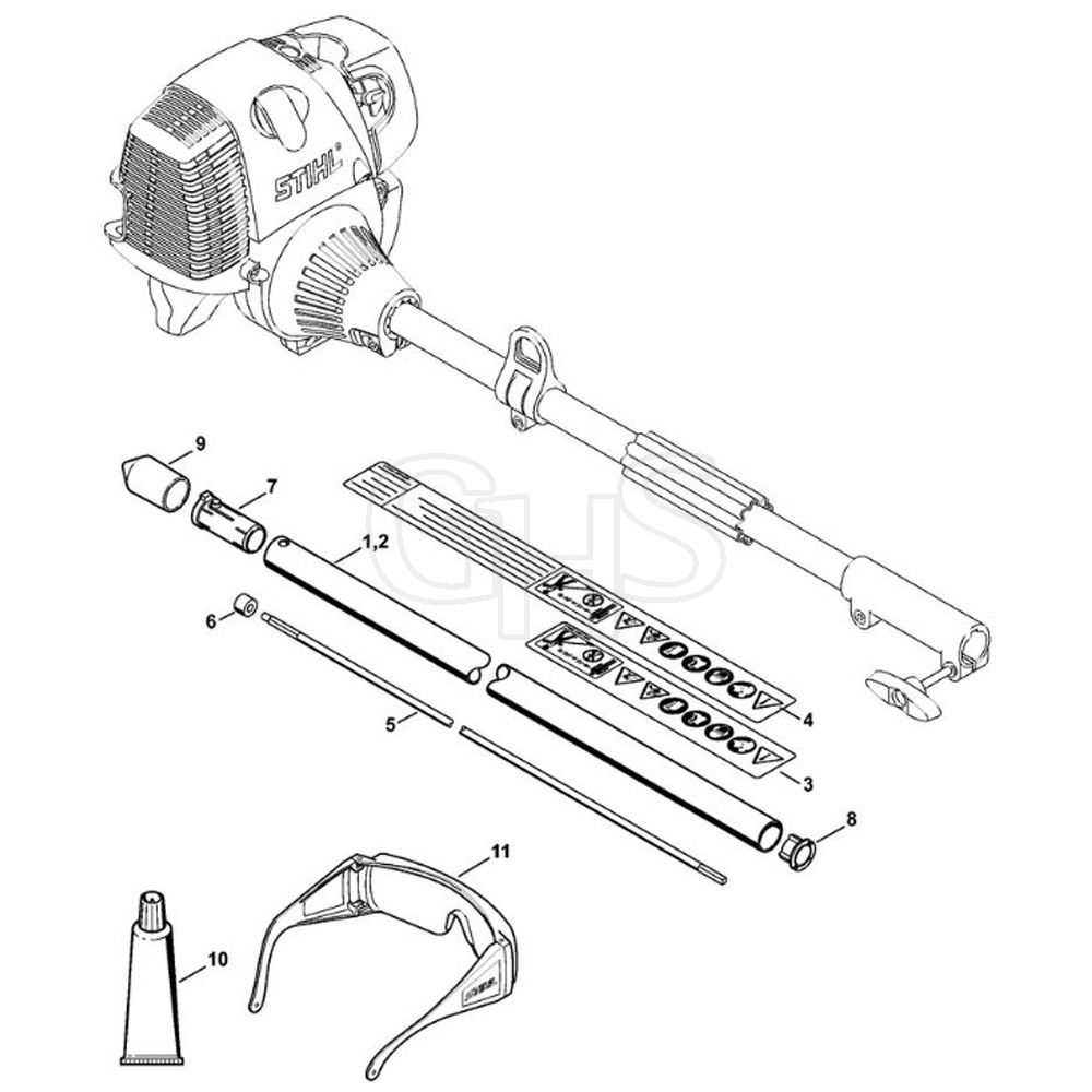 stihl fs 131 parts diagram