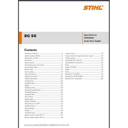 stihl sh 55 parts diagram