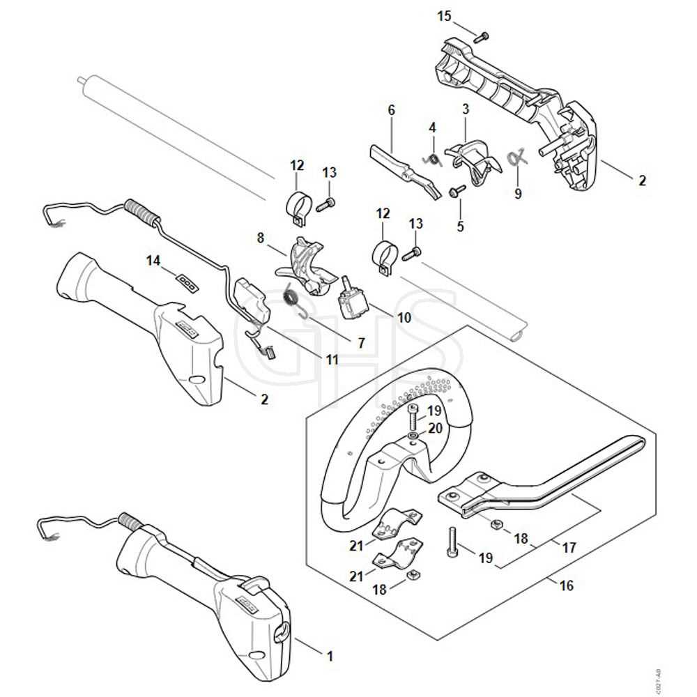 stihl km 130 r parts diagram