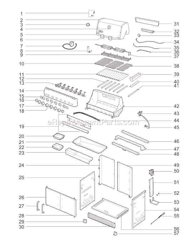 weber summit parts diagram