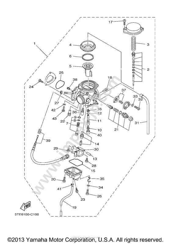 yamaha atv parts diagram