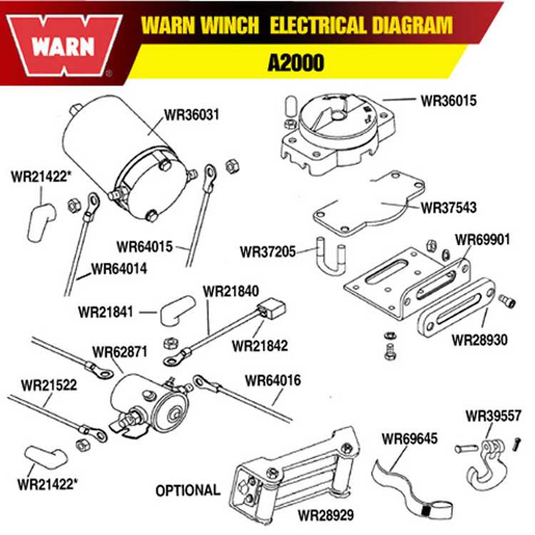 warn 2500 atv winch parts diagram