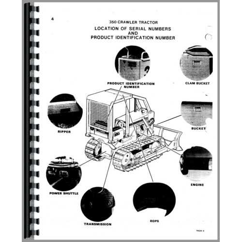 case 350 dozer parts diagram