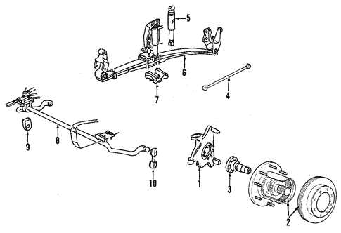ford f350 4x4 front end parts diagram