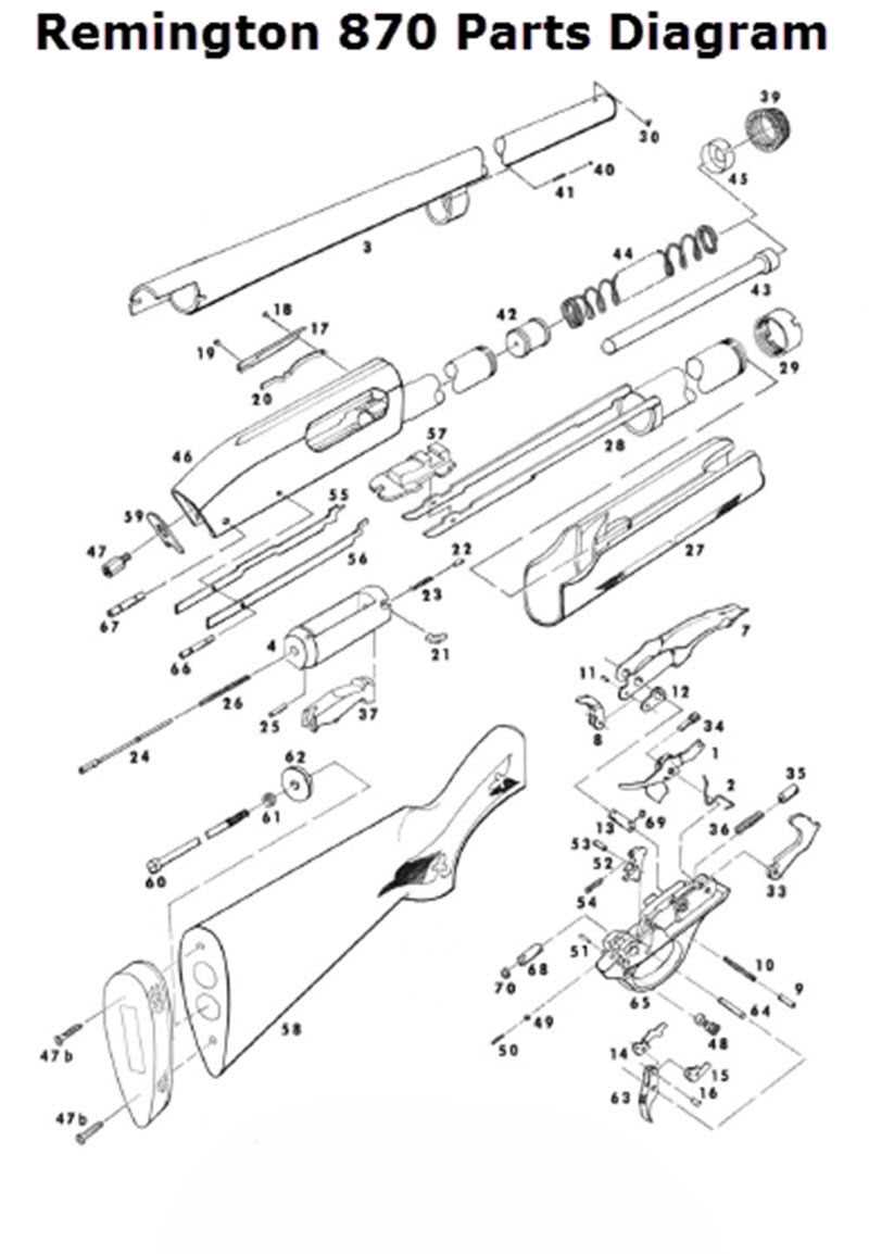 parts of a shotgun diagram