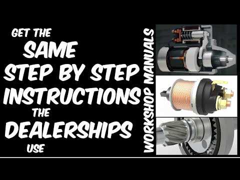 parts of a starter motor diagram