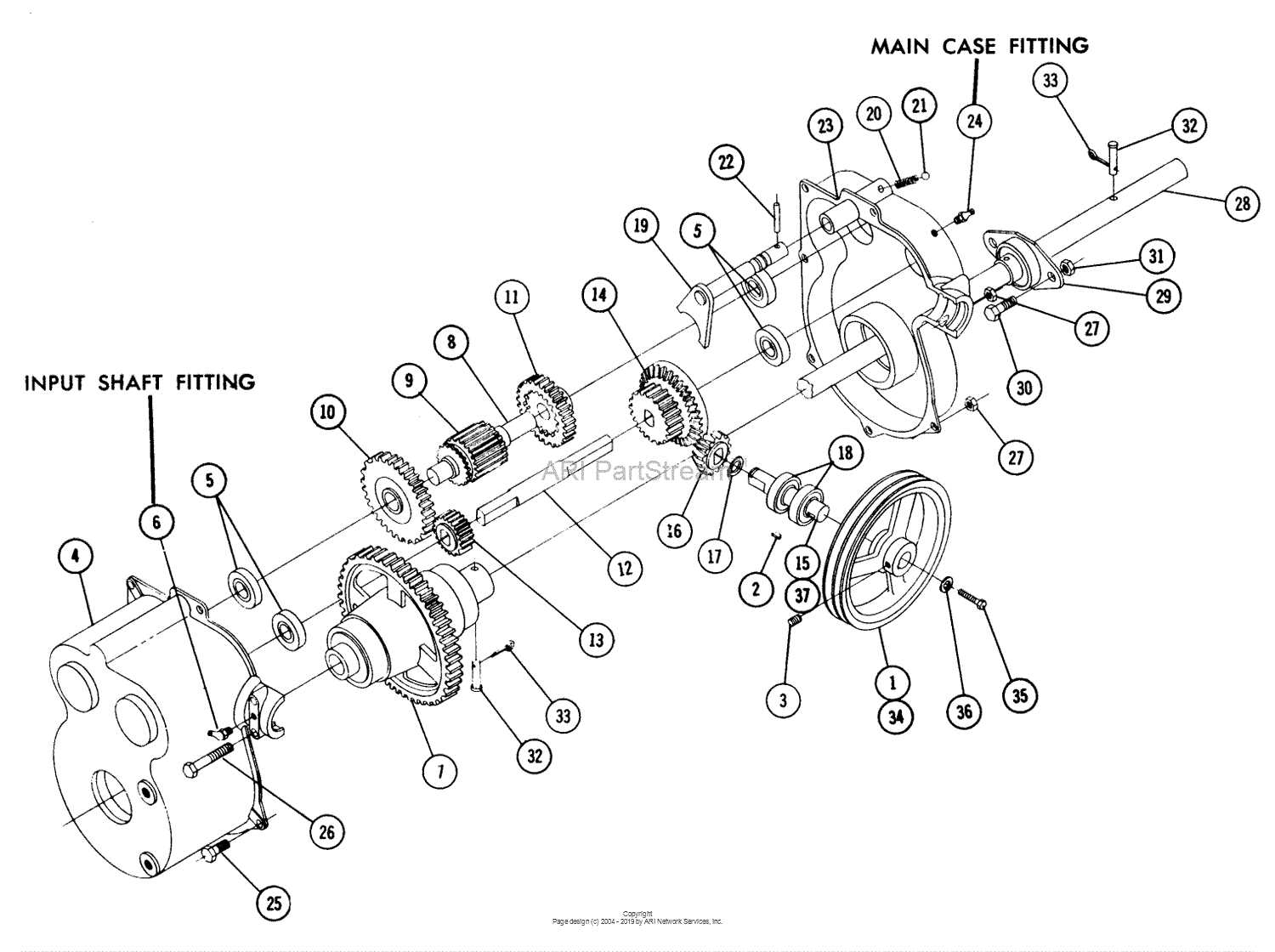 parts of a transmission diagram