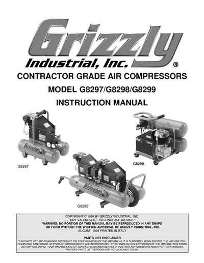 parts of an air compressor diagram