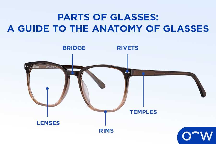 parts of eyeglasses diagram