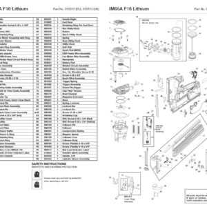 paslode 16 gauge finish nailer parts diagram