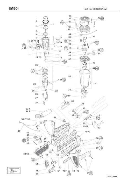 paslode 350 parts diagram