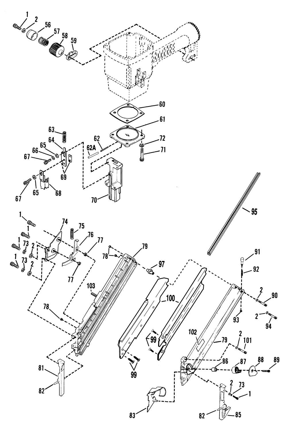 paslode f350s parts diagram