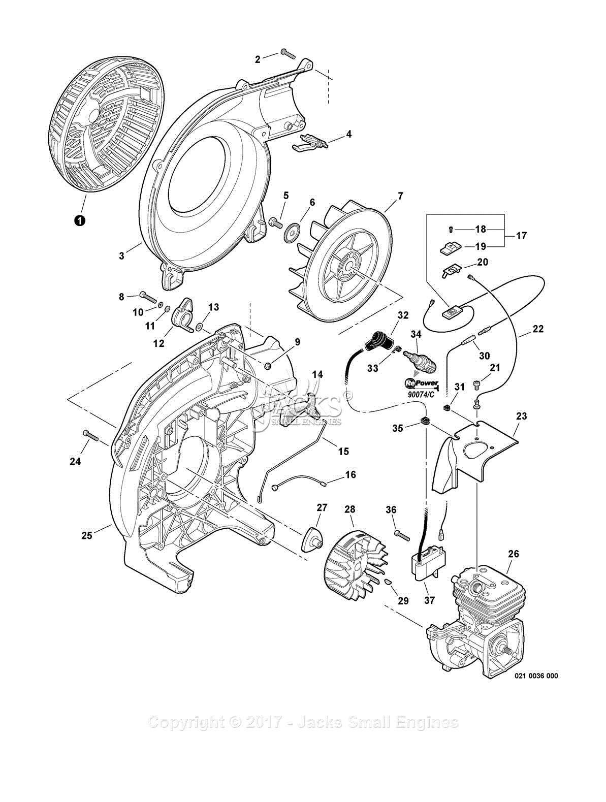 pb 250ln parts diagram