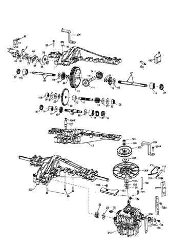 peerless transaxle parts diagram