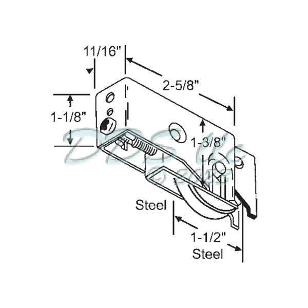 pella patio door parts diagram