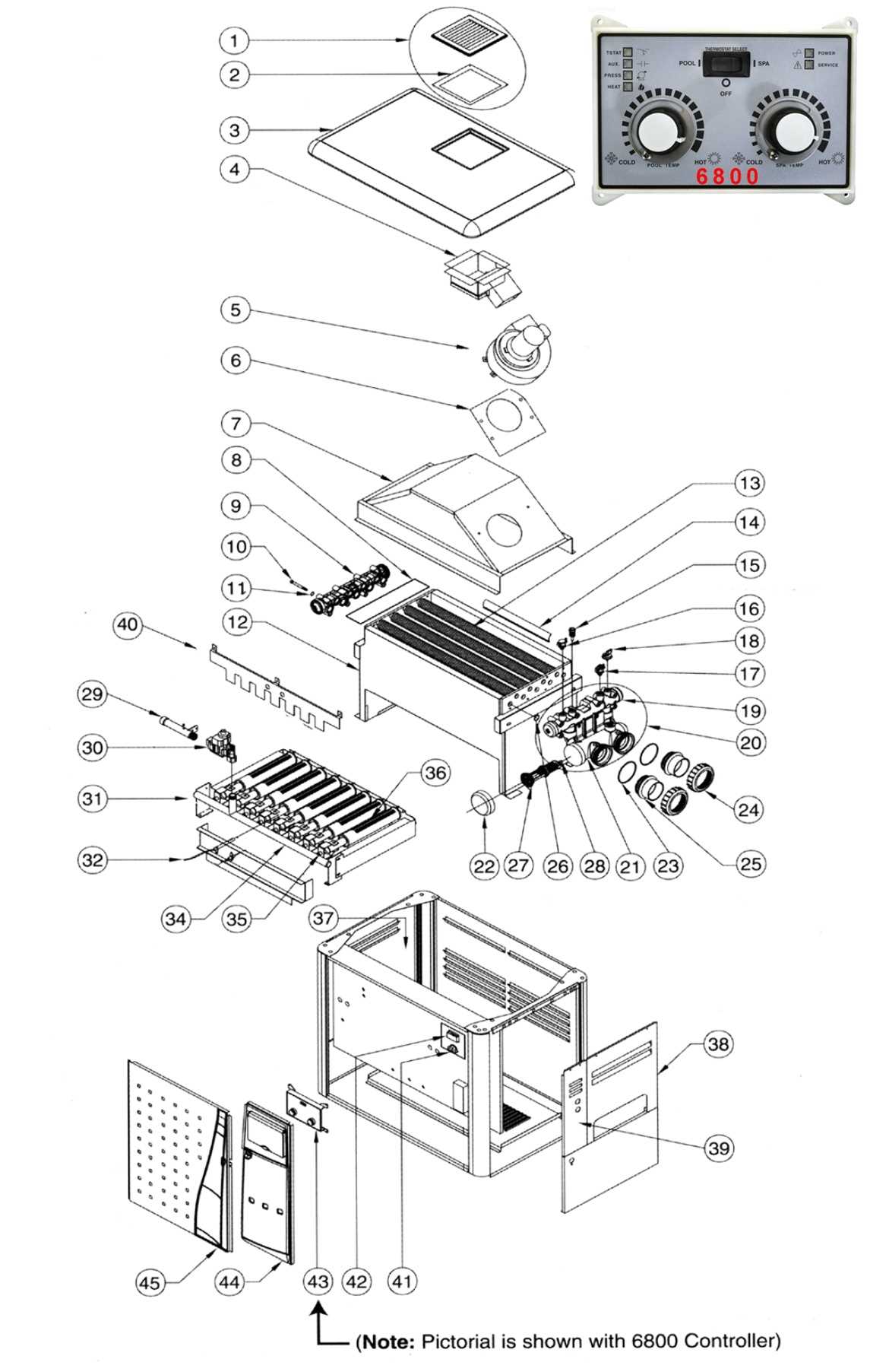 pentair mastertemp parts diagram