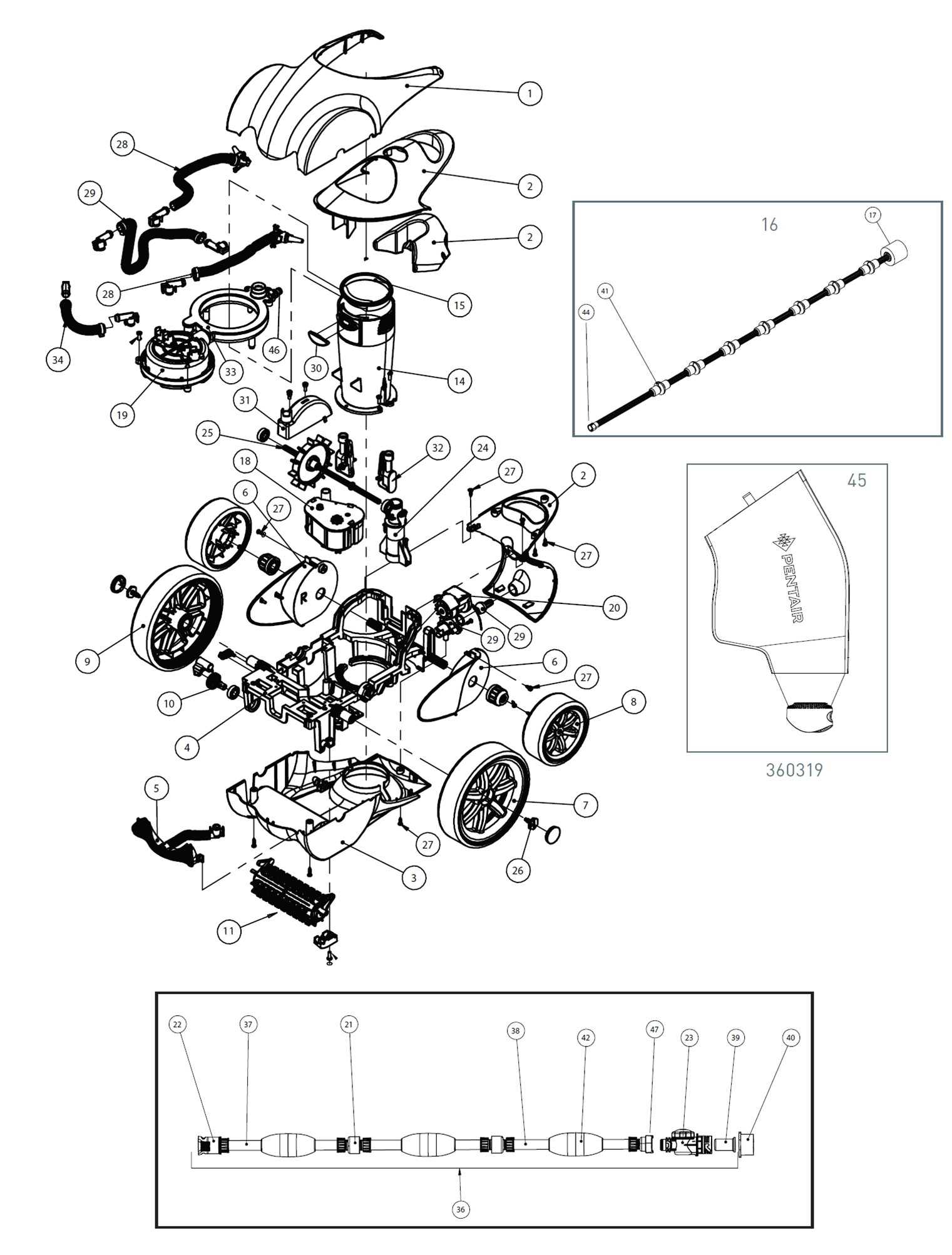 pentair parts diagram