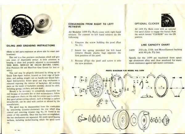 pflueger president parts diagram