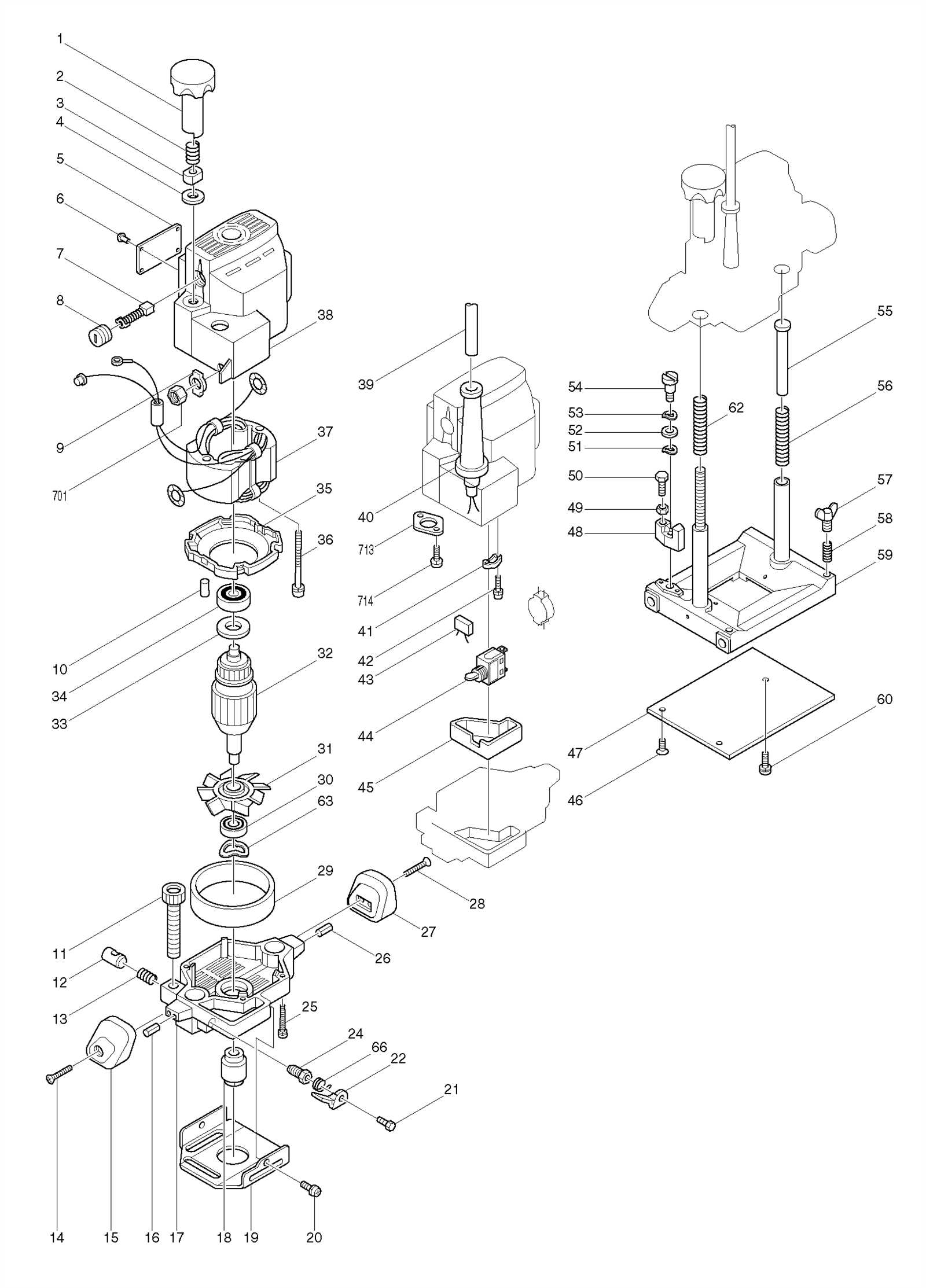 philips 4300 parts diagram