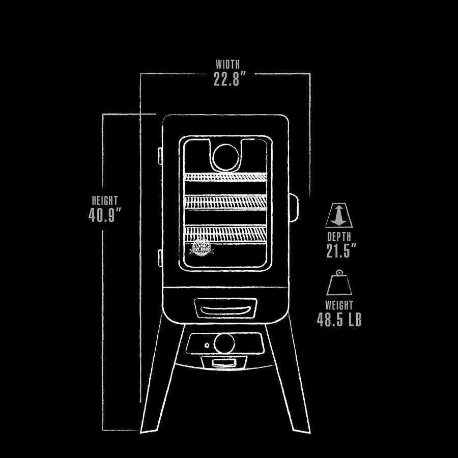 pit boss vertical smoker parts diagram