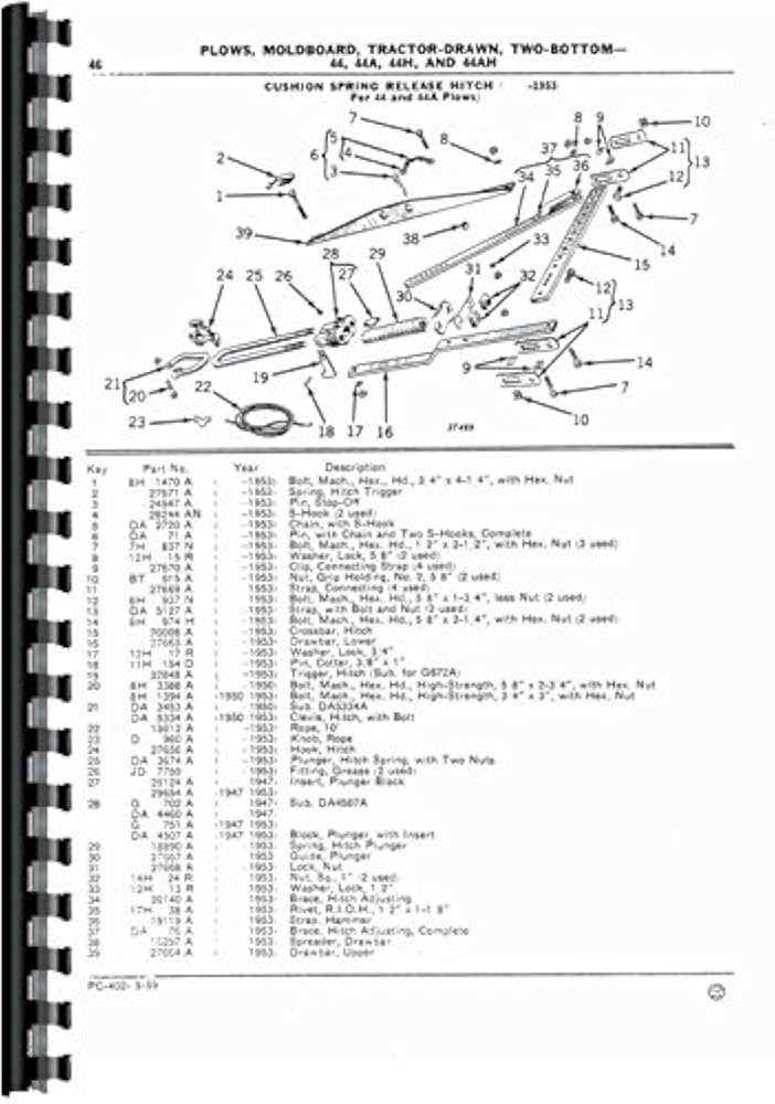 plow parts diagram