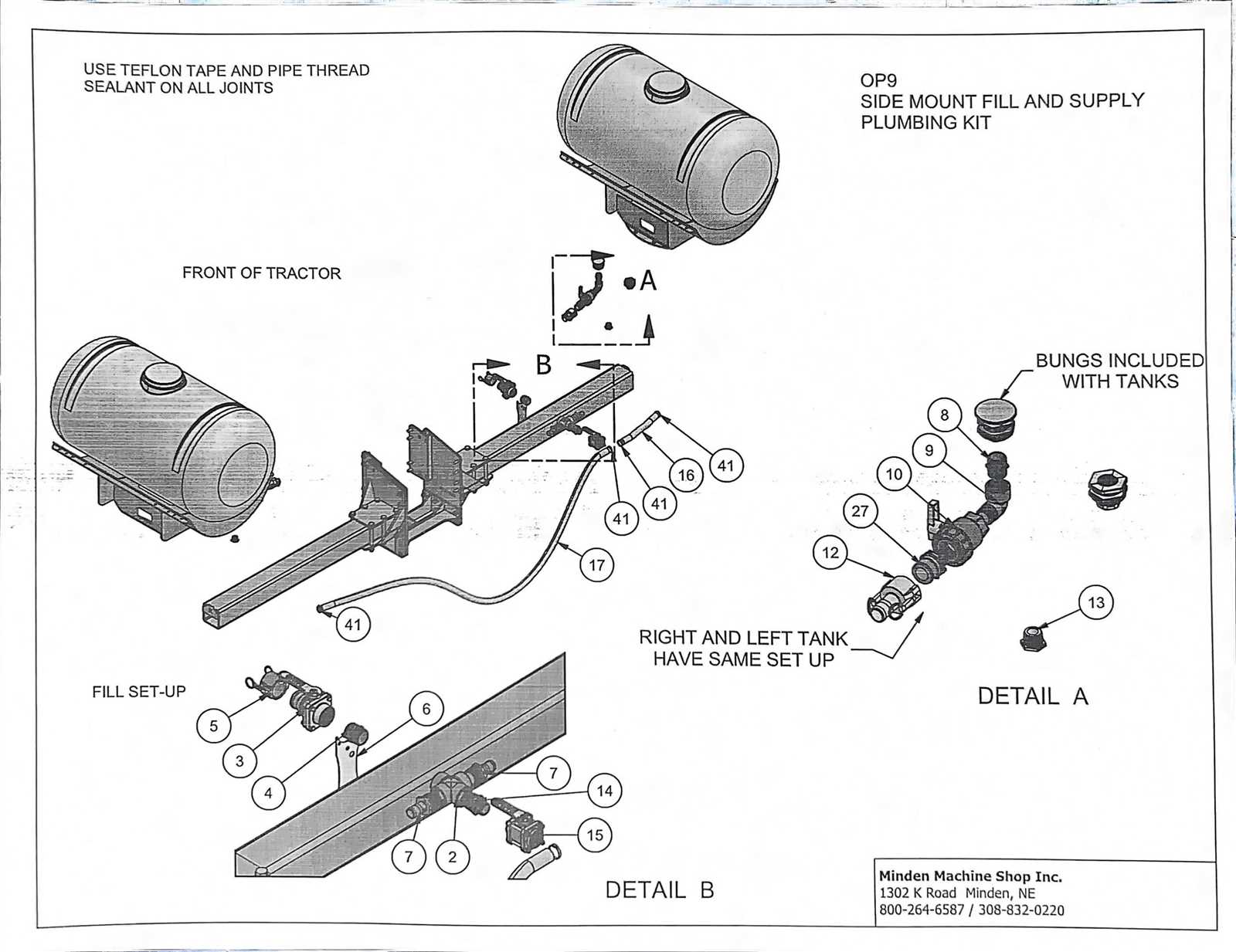 plumbing parts diagram