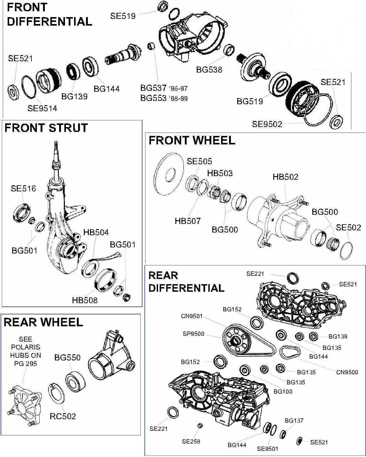 polaris parts diagrams