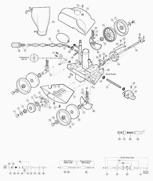 polaris pool cleaner parts diagram