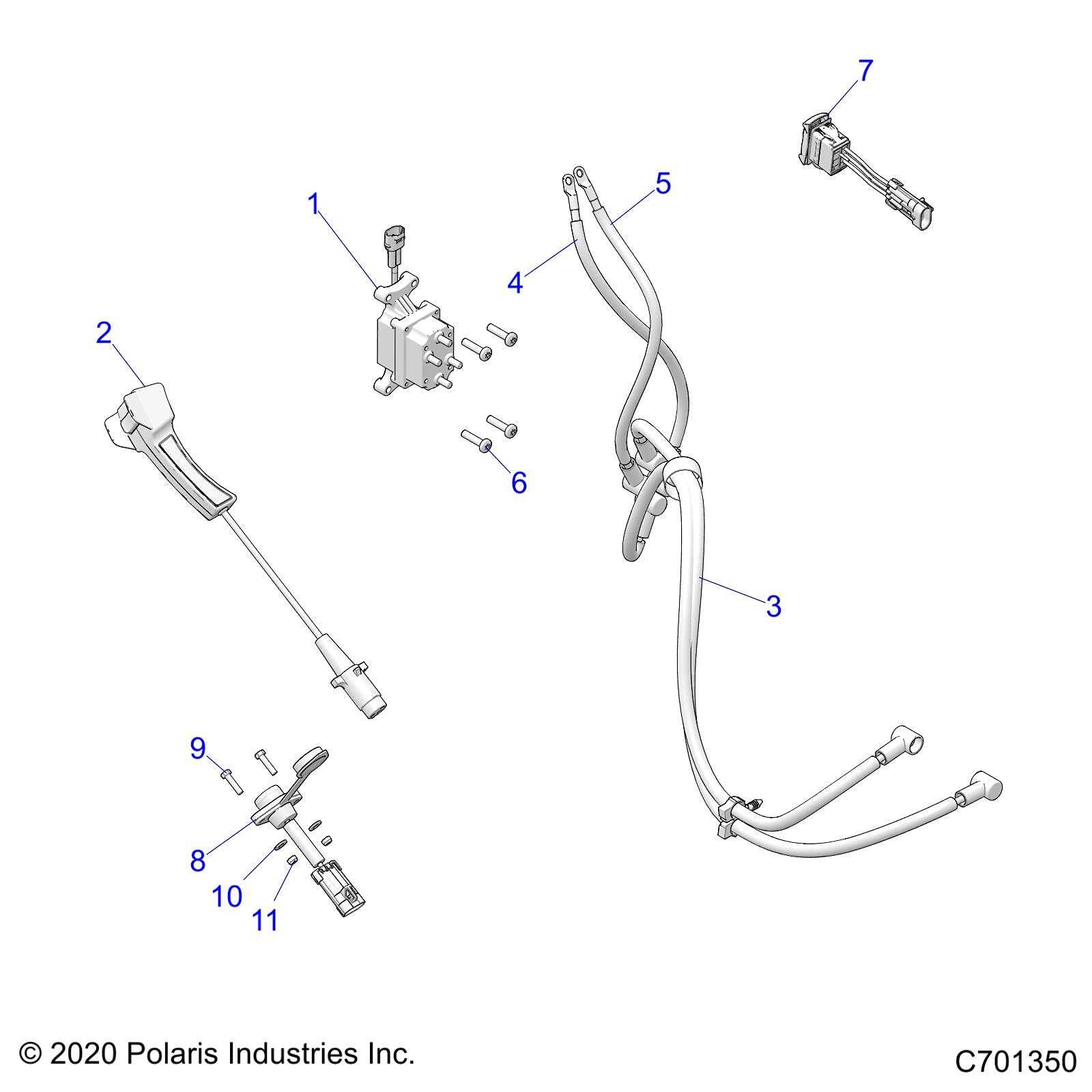 polaris winch parts diagram