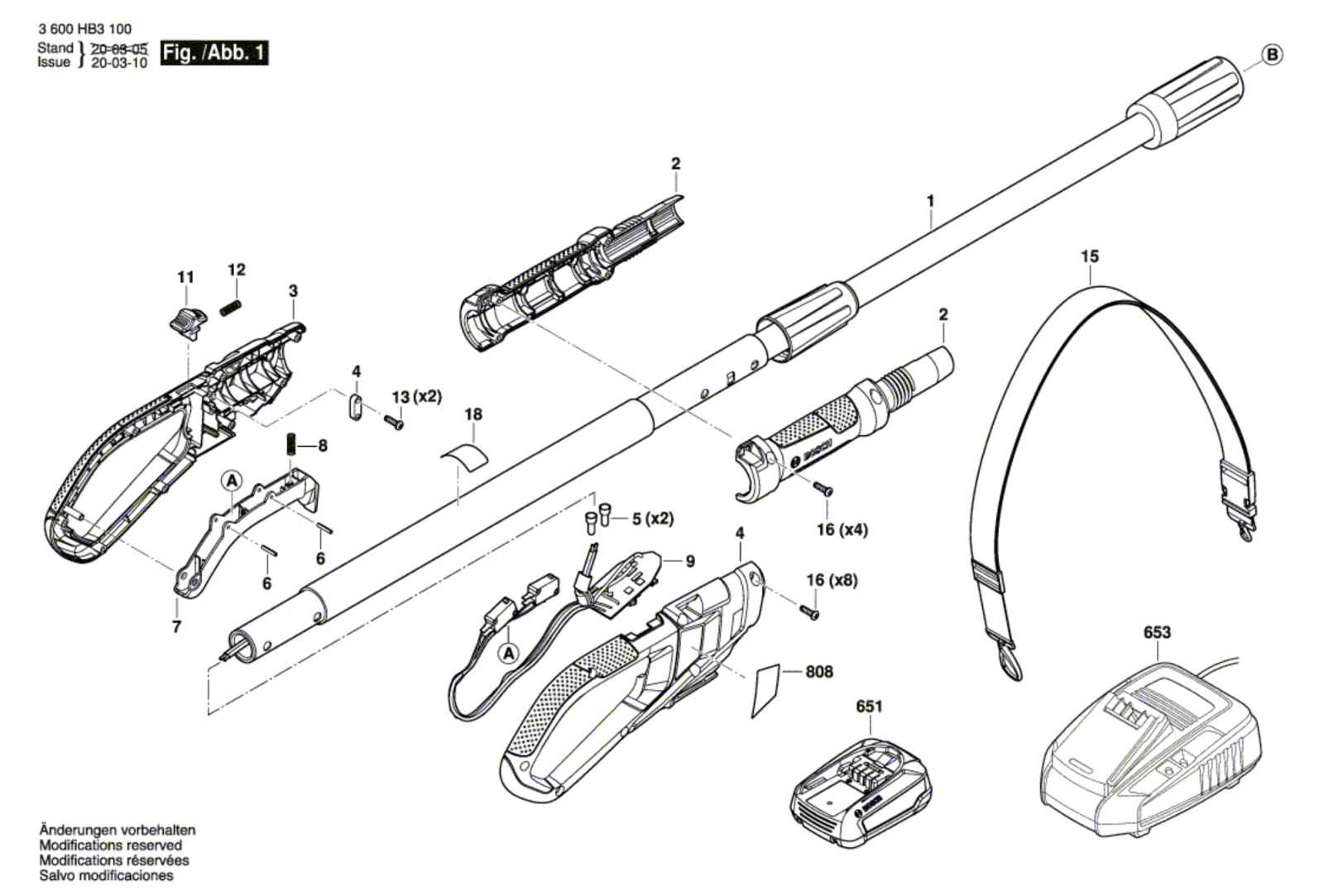 pole pruner parts diagram