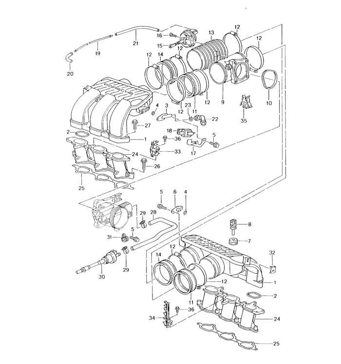 porsche 996 parts diagram