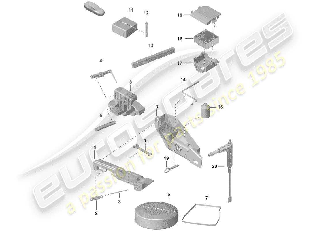 porsche parts diagrams