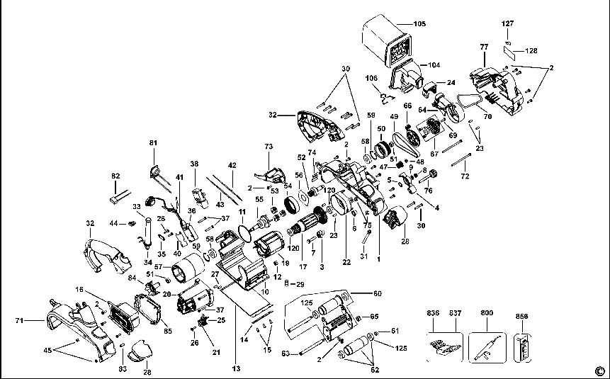 porter cable belt sander parts diagram