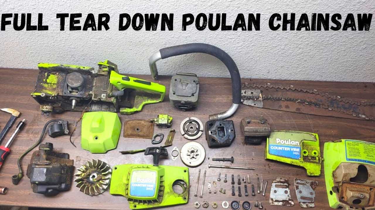 poulan 3400 parts diagram