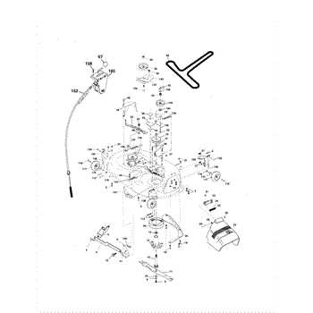 poulan riding lawn mower parts diagram