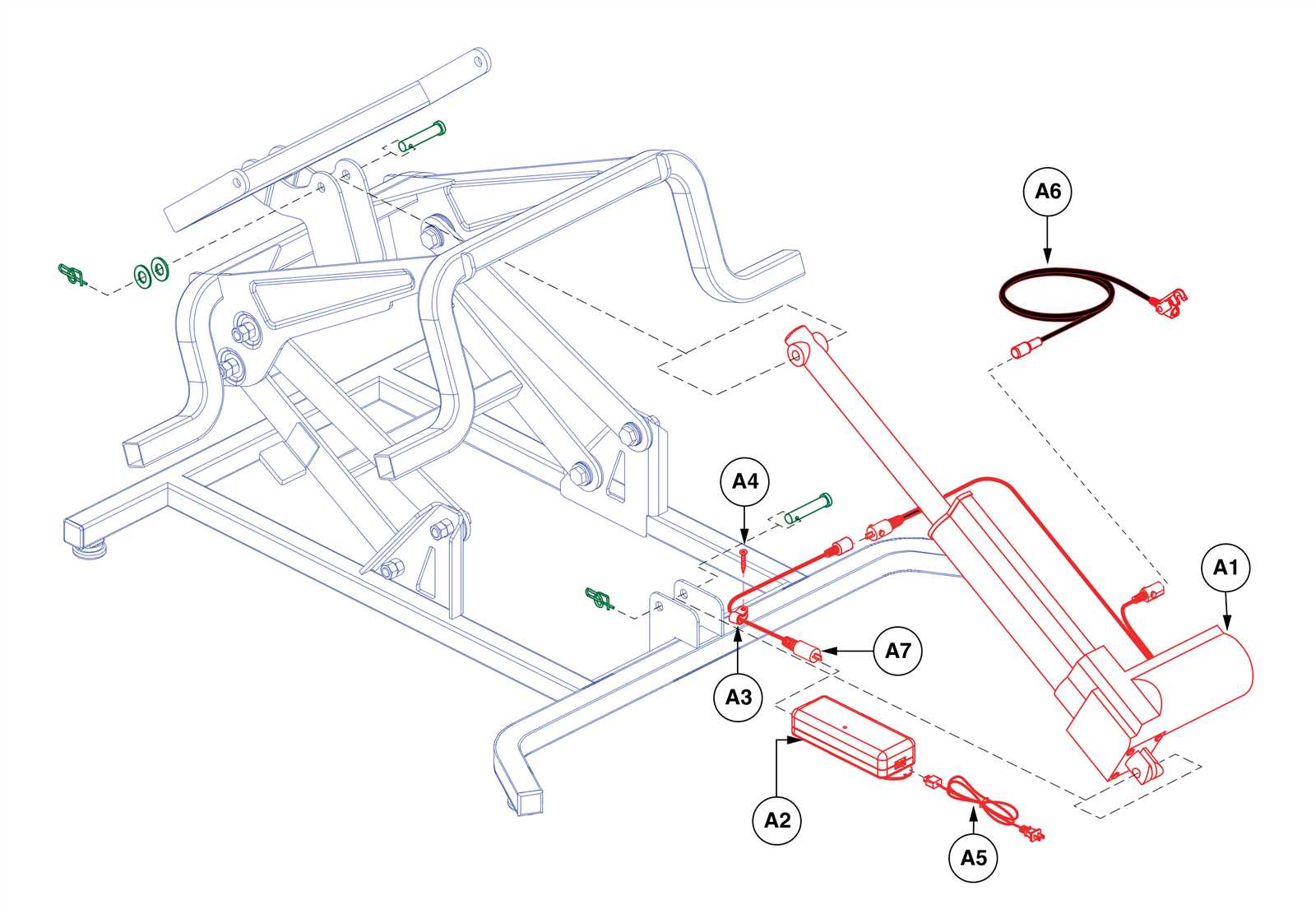 power recliner parts diagram