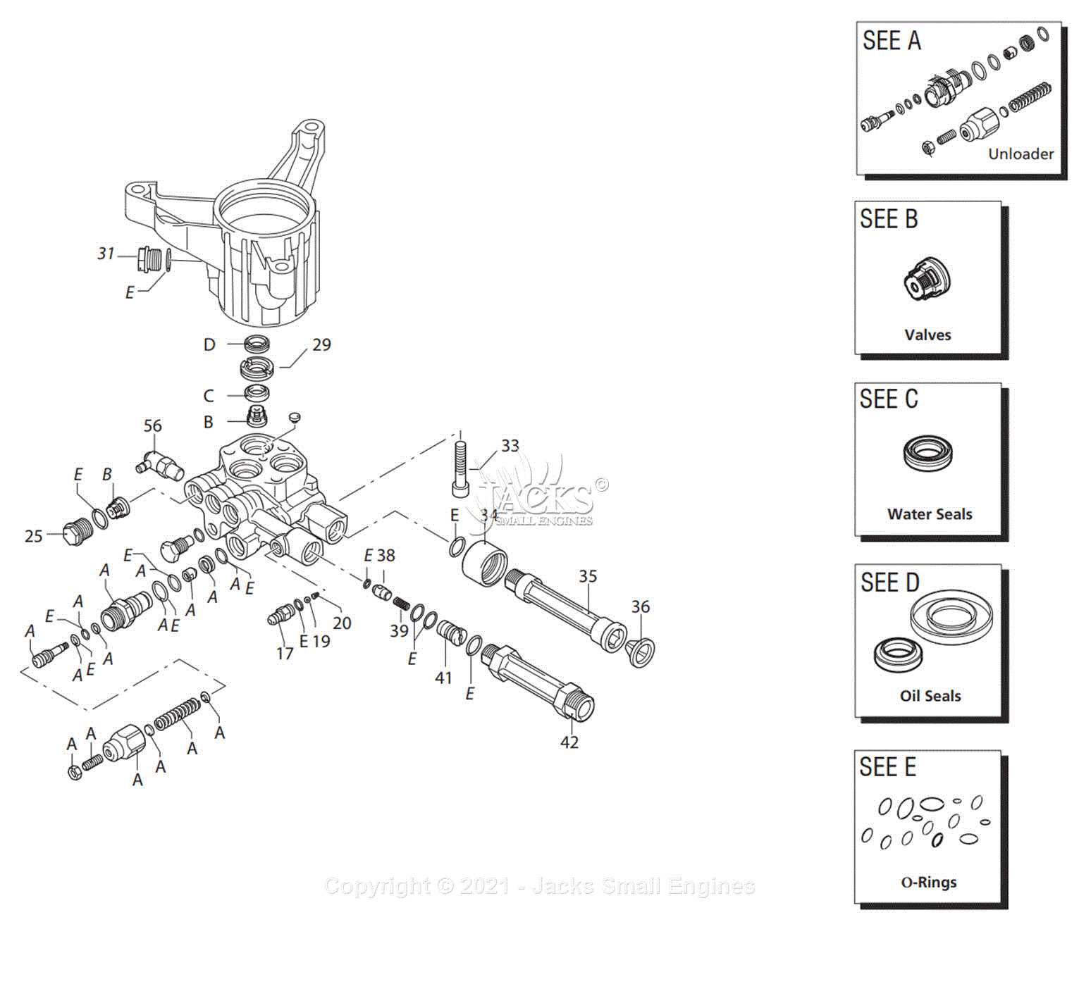 power washer parts diagram