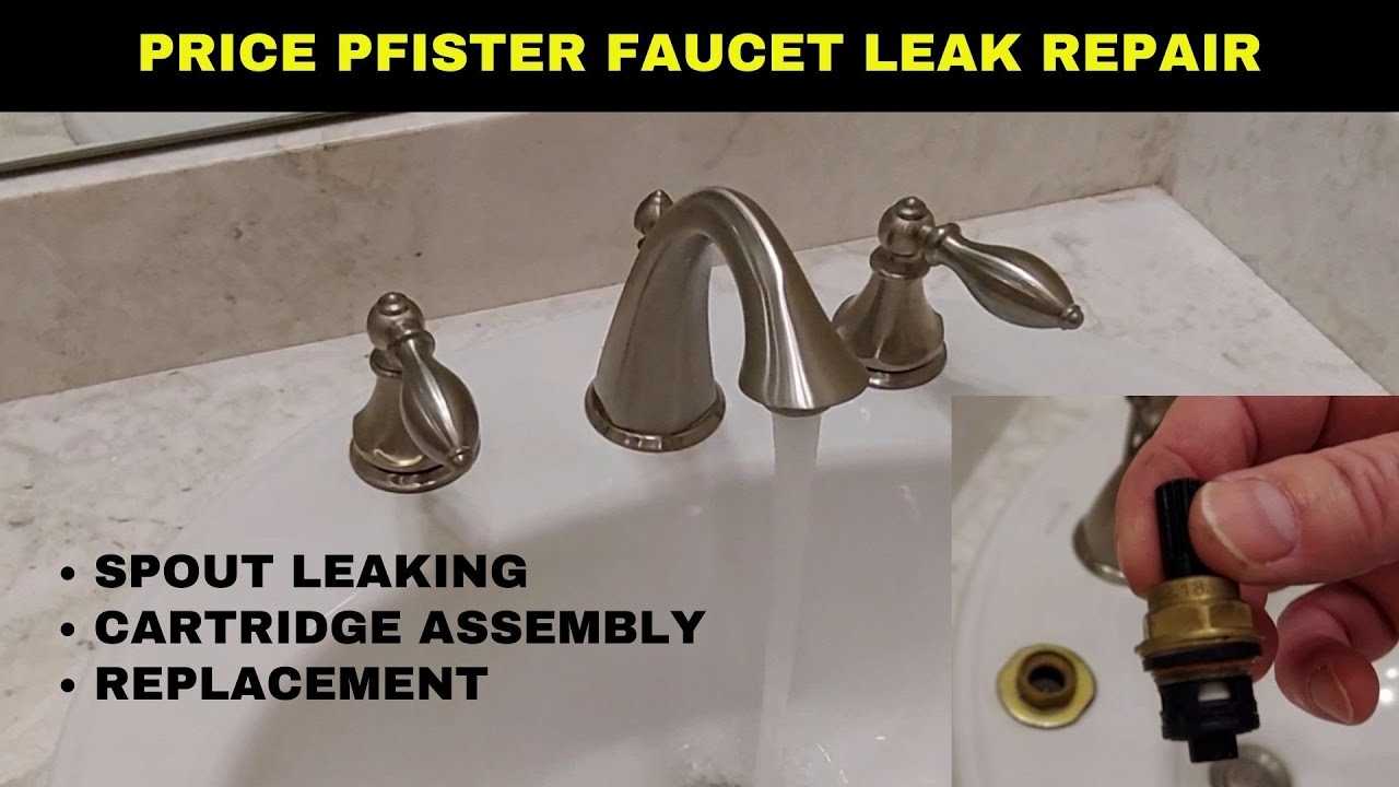 price pfister bathroom faucet parts diagram