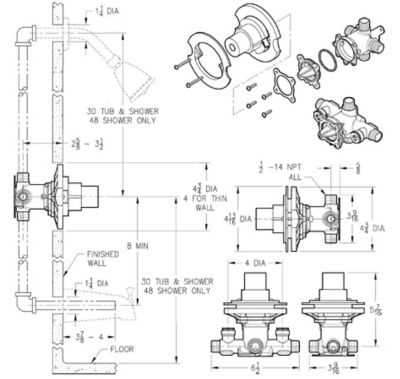 price pfister shower parts diagram